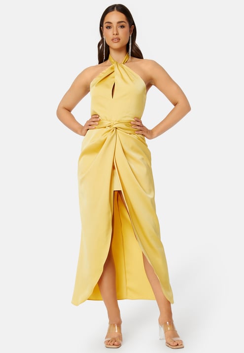 Elle Zeitoune Kelsie Halterneck Dress