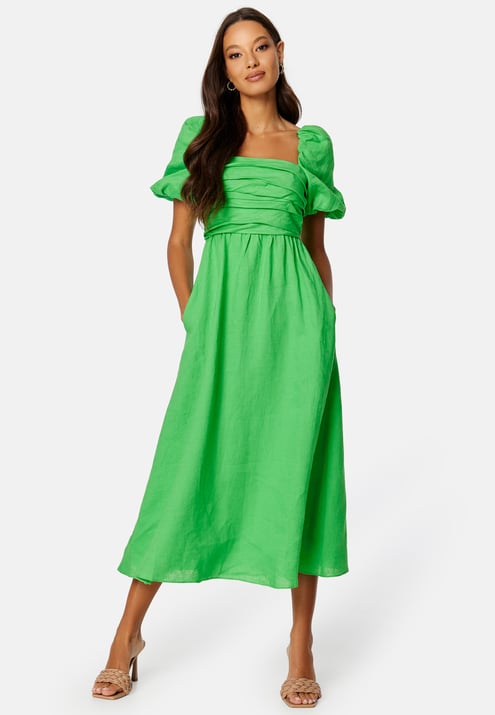 FOREVER NEW Dream Ruched Bodice Midi Dress