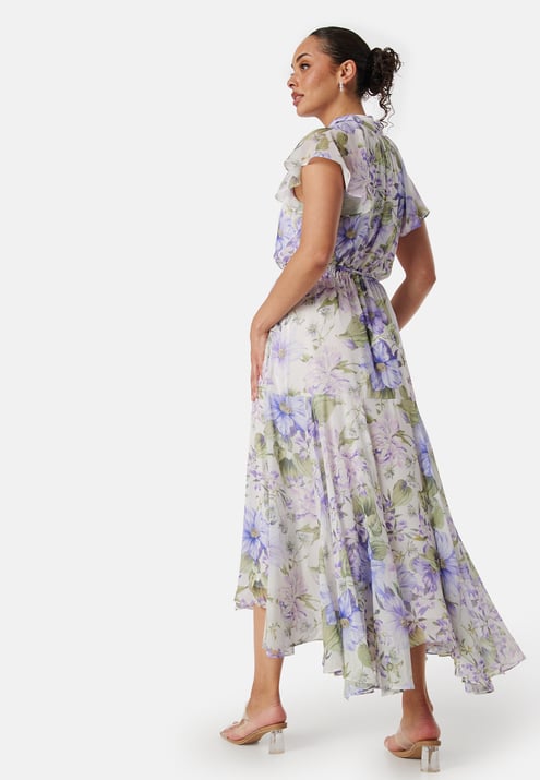 FOREVER NEW Freya Flutter Sleeve Midi Dress