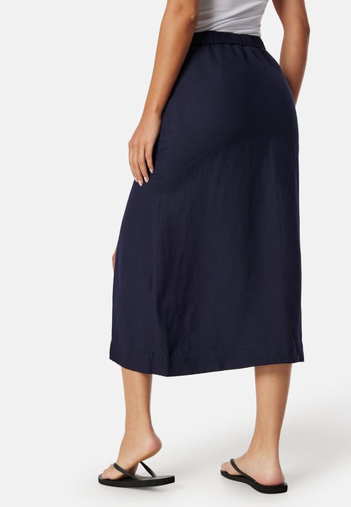 GANT Midi Linen Blend Skirt