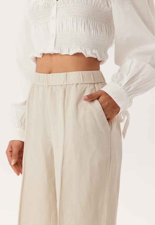 GANT Rel Linen Blend Pull On Pants