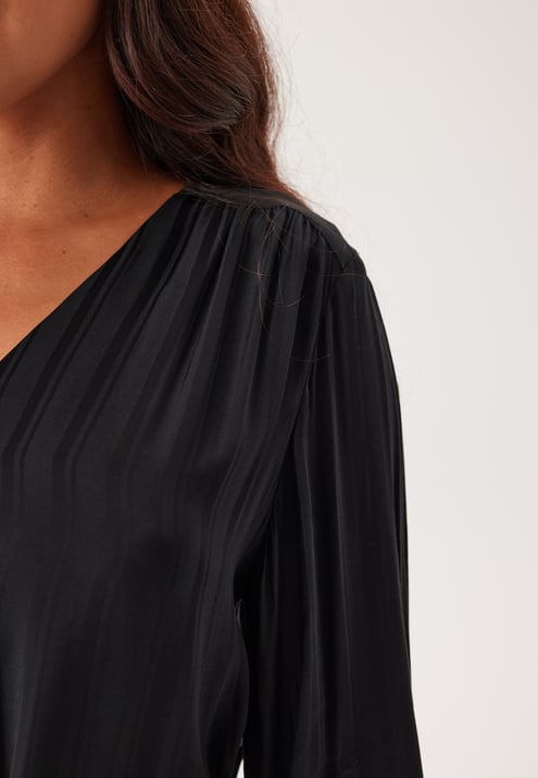 GANT Relaxed Satin Stripe Shirt Dress