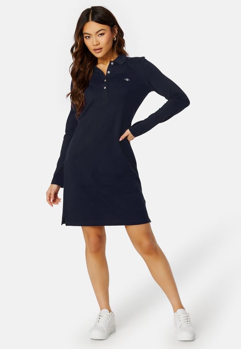 GANT Slim Shield LS Pique Dress