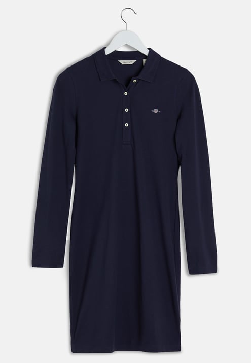 GANT Slim Shield LS Pique Dress