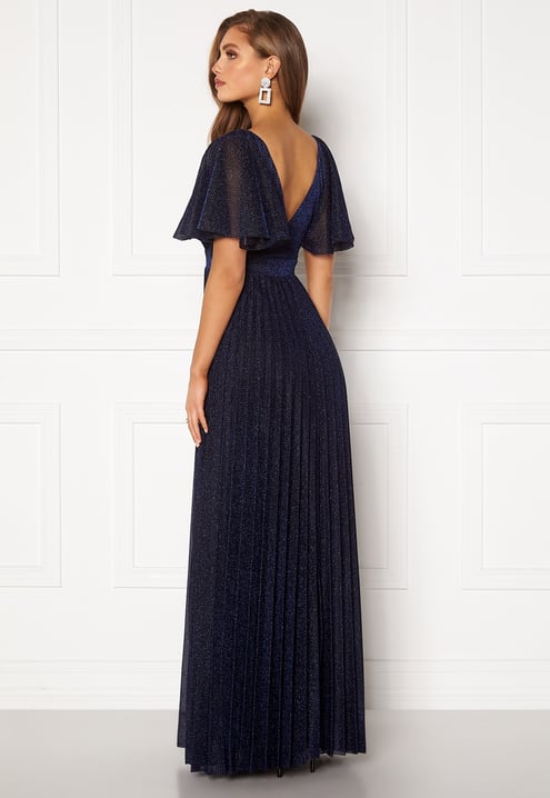 Goddiva Flutter Glitter Dress