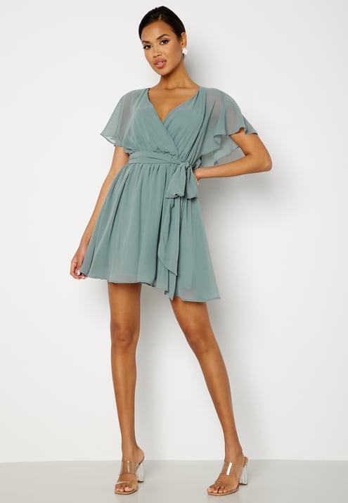 Goddiva Flutter Skater Dress
