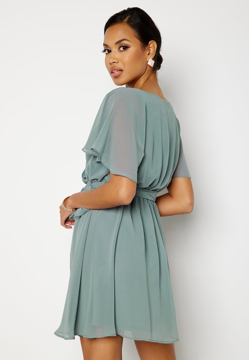 Goddiva Flutter Skater Dress