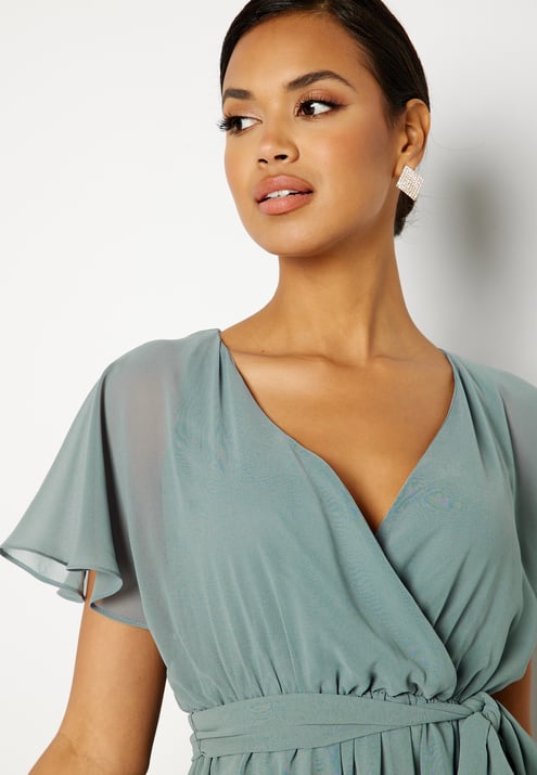Goddiva Flutter Skater Dress