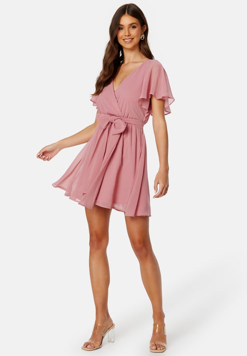 Goddiva Flutter Skater Dress