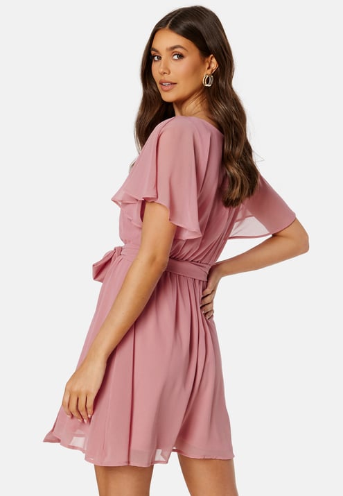 Goddiva Flutter Skater Dress