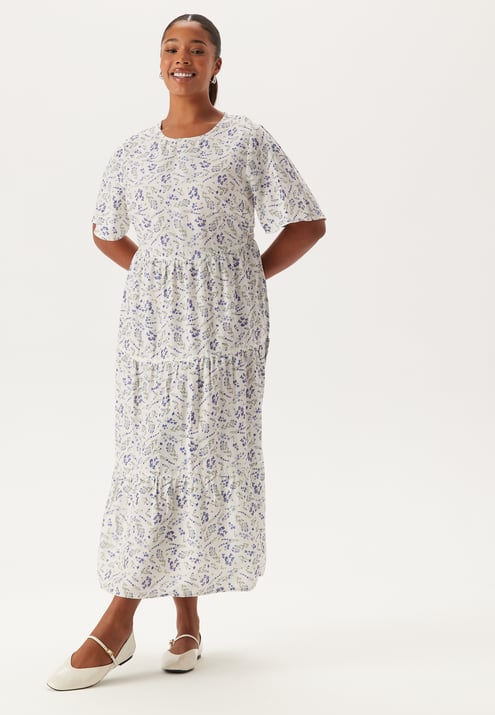 Happy Holly Butterfly Sleeve Viscose Midi Dress