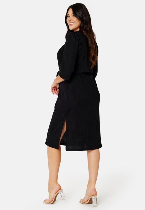 Happy Holly Caroline rib dress