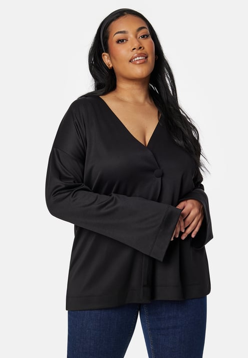 Happy Holly Dawn Jersey Blazer