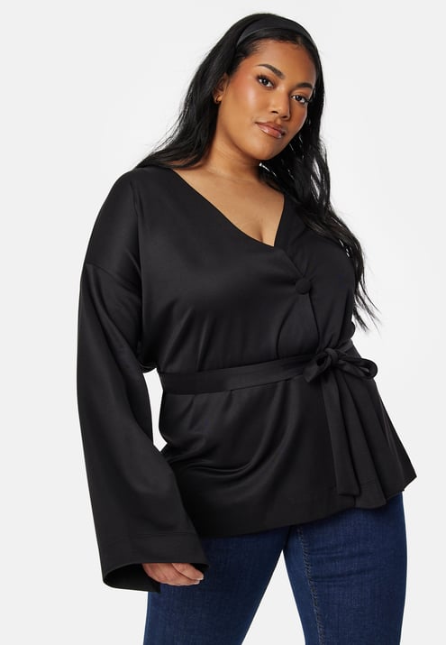 Happy Holly Dawn Jersey Blazer