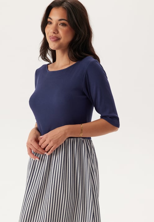 Happy Holly Fabric Mix Dress