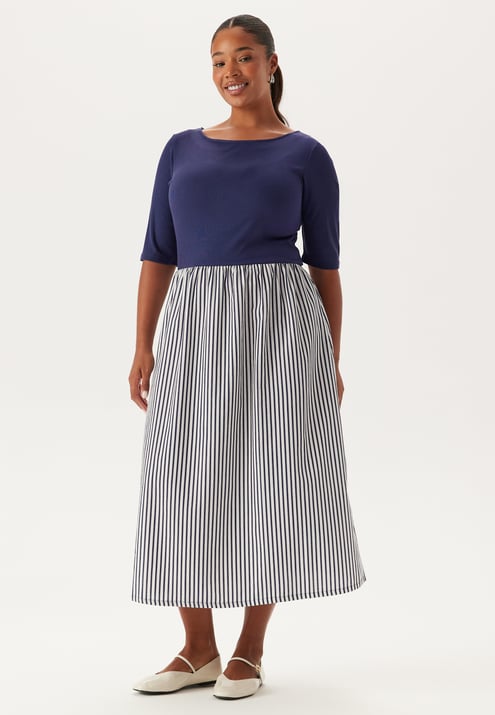 Happy Holly Fabric Mix Dress