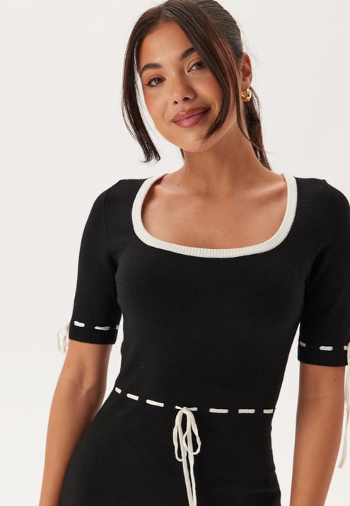 Happy Holly Knitted Bow Dress