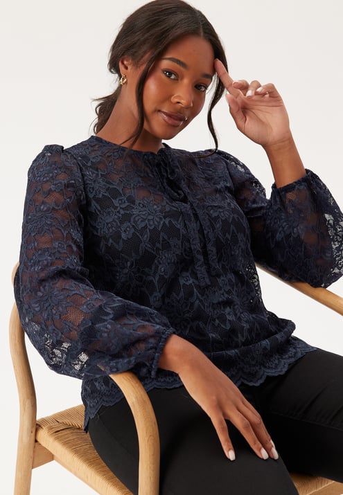 Happy Holly Lace Top