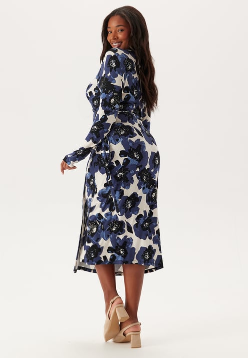 Happy Holly Long Sleeve Wrap Dress
