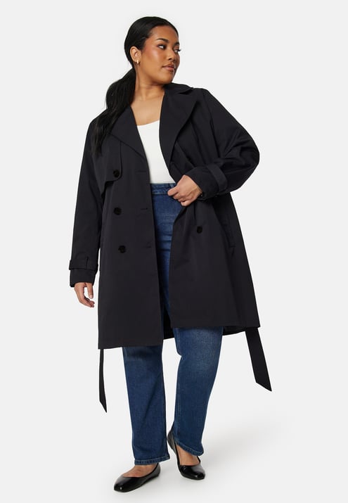 Happy Holly Double Breasted Trenchcoat
