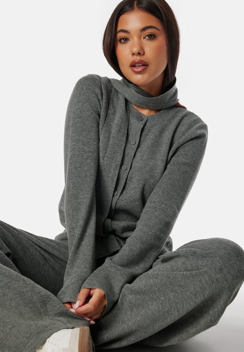 Josefin Lavold X Bubbleroom Josefin Knitted Scarf Cardigan