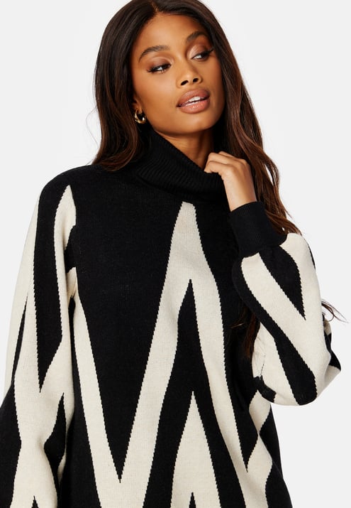 Object Collectors Item Objray L/S Knit Rollneck Dress