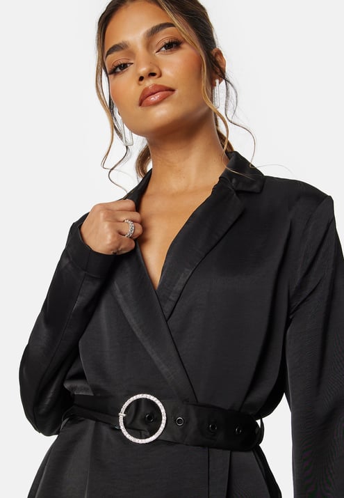 ONLY Marta LS Short Satin Dress