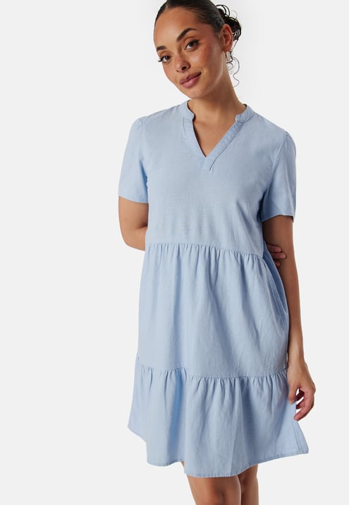 ONLY Onltiri-Caro V-Nec Lin Dress