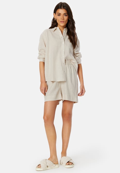 ONLY Tokyo HW Linen Blend Shorts