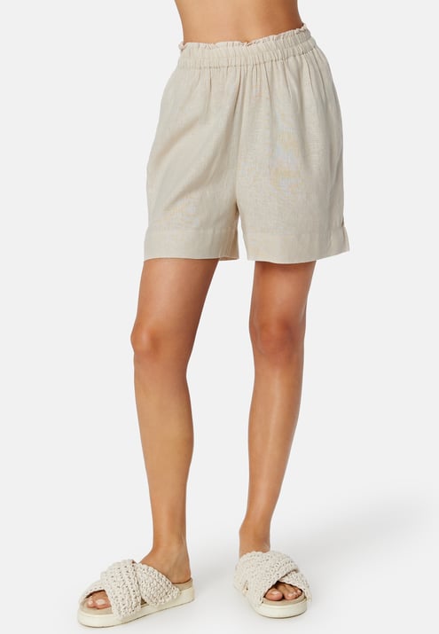 ONLY Tokyo HW Linen Blend Shorts