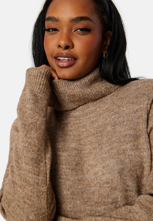 Pieces Juliana LS Rollneck Knit Dress