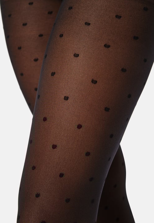 Pieces New Nikoline 20 Den Dot Tights