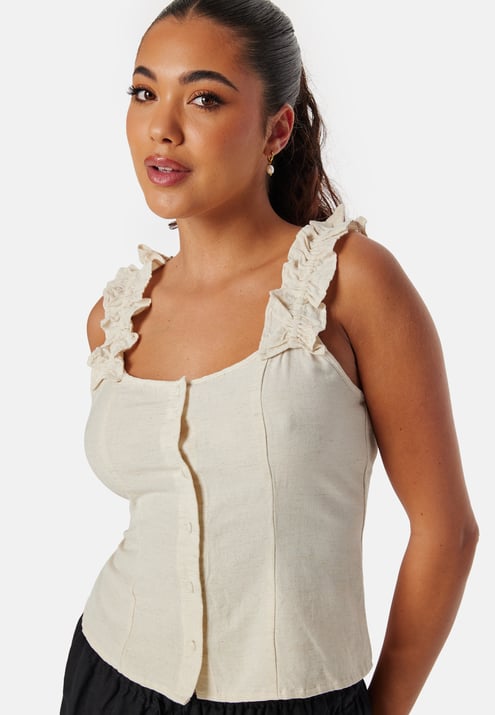 Pieces Pckaren strap top