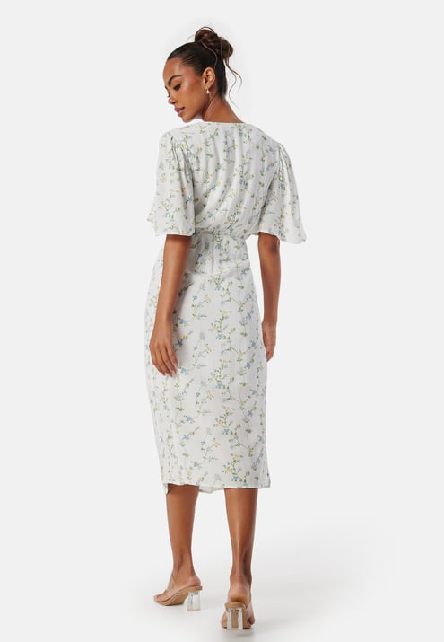 Pieces Pckary SS V-Neck midi dress