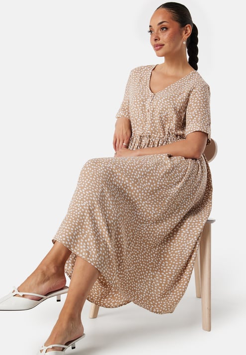 Pieces Pctala String Tie Midi Dress
