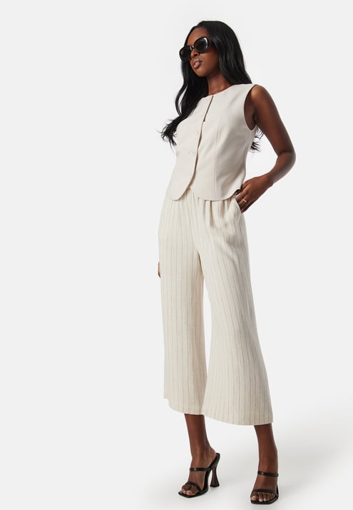 Pieces Pcvinsty HW Linen Culotte