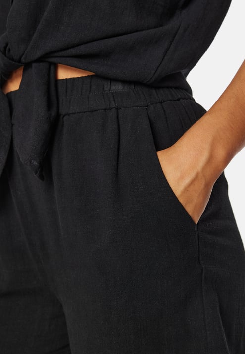 Pieces Pcvinsty HW Linen Shorts