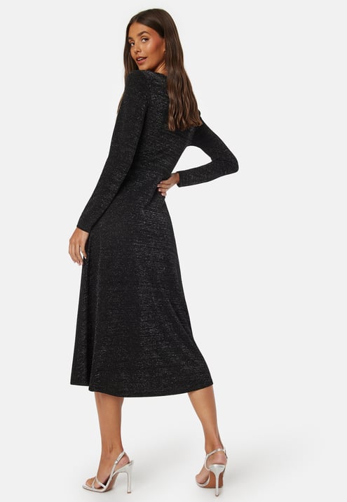 SELECTED FEMME Rue LS Midi Glitter Dress