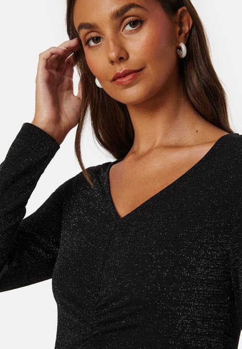 SELECTED FEMME Rue LS Midi Glitter Dress