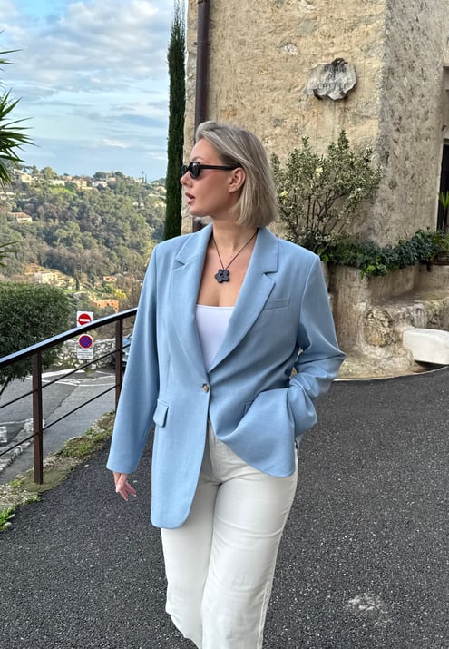 SELECTED FEMME Slfrita-freia Ls Long Blazer