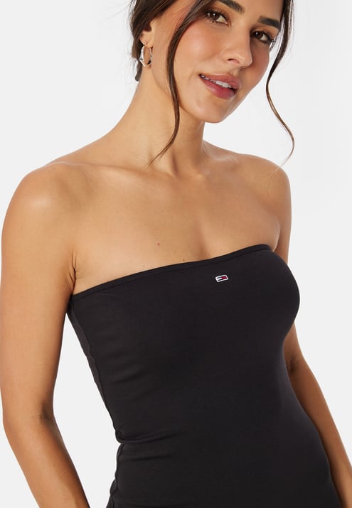 TOMMY JEANS Midi Bodycon Tube Dress