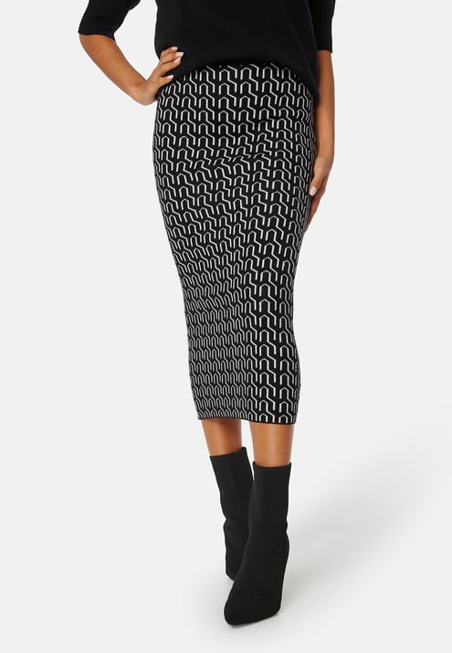 VERO MODA Gold Needle Art 7/8 Pencil Skirt