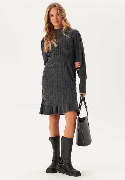 VERO MODA Awvera LS Short Knit Dress