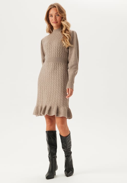 VERO MODA Awvera LS Short Knit Dress