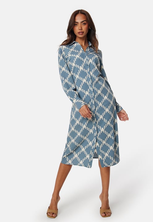 VERO MODA Vmginas betine LS calf dress