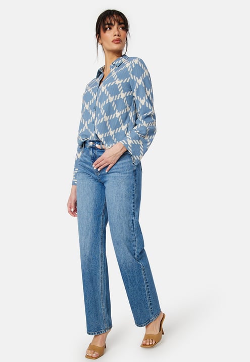 VERO MODA Vmginas betine LS oversized shirt