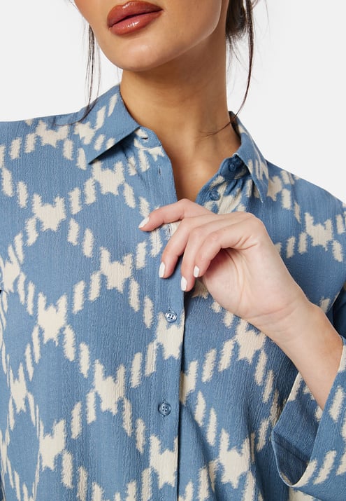 VERO MODA Vmginas betine LS oversized shirt