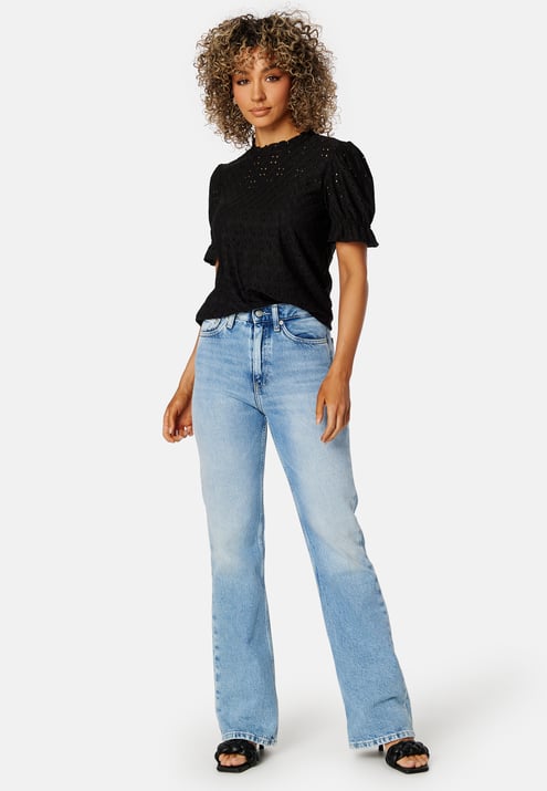 VILA Vikawa S/S Flounce Top