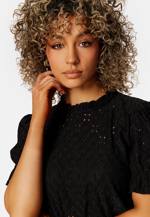 VILA Vikawa S/S Flounce Top