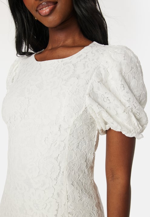 VILA Vicava O-neck S/S Lace short dress